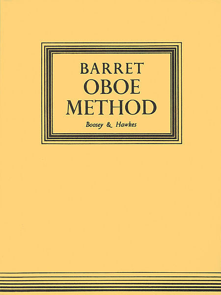 Barret - Oboe Method, Original Edition