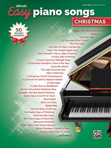 Alfred's Easy Piano Songs: Christmas - Fifty (50) Holiday Favorites - Piano Solo Collection (w/Lyrics)