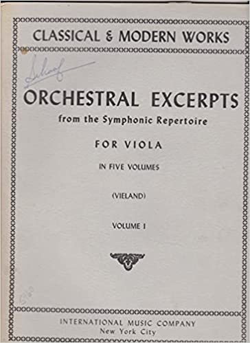 Orchestral Excerpts for Viola Vol. I (Vieland)