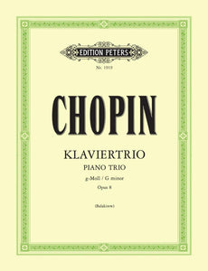 Trio in g minor Op. 8 for Piano, Violin and Cello - Chopin, Frederic /Balakirev