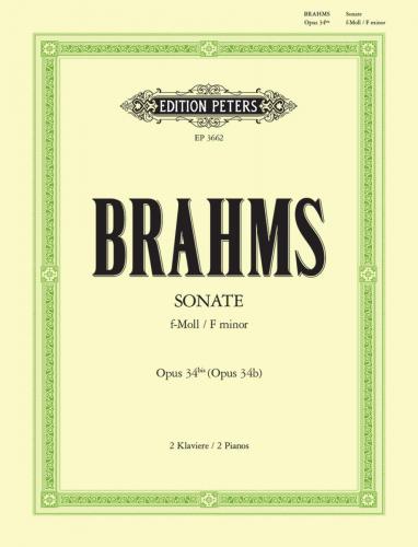 Brahms - Sonata in F minor Opus 34 bis - Transcr. Brahms Orig. Piano Quintet - Piano Ensemble (2 Pianos 4 Hands)