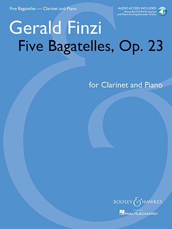 Finzi - Five Bagatelles, Op. 23 Clarinet and Piano with online audio of performance