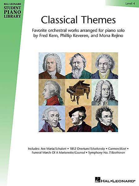 Classical Themes - Level 4 Hal Leonard Student Piano Library arranged by Fred Kern, Phillip Keveren and Mona Rejino Educational Piano Library Book