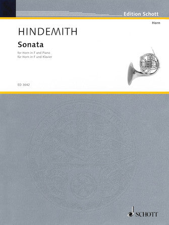 Hindemith - Sonata for Horn in F & Piano (SPECIAL ORDER)