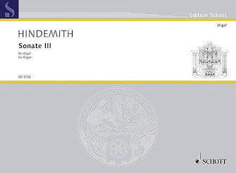 Hindemith, Paul - Sonata No. 3 (1940) On Old Folk Songs - Organ Solo (Special Import)