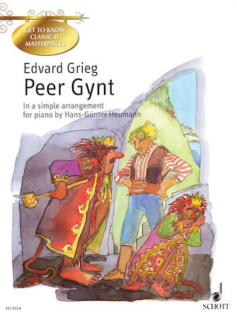 Grieg - Peer Gynt Get to Know Classical Masterpieces (Heumann), Piano (OUT OF PRINT)