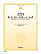 Bizet - Ja, die Liebe hat bunte Flugel (Habanera from Carmen) (Lutz) , Mezzo-Soprano and Piano