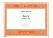 Eben, Peter - Gloria, Zum 65. Geburtstag von Karl Kardinal Lehmann, Bischof von Mainz - Organ Solo