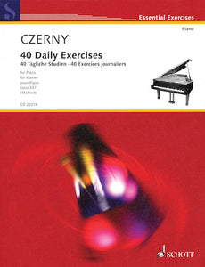 Czerny, Carl - Opus 337 ed. Ulrich Mahlert - Fourty (40) Daily Exercises