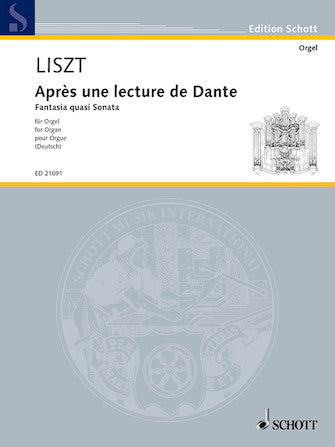 Liszt - Apres une lecture de Dante - Fantasia quasi Sonata arr. Helmut Deutsch - Organ Solo
