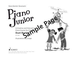 Heumann - Piano Junior Duet Book 1 - Creative & Interaction Piano Course for Children - Piano Duet w/Audio (1 Piano 4 Hands)