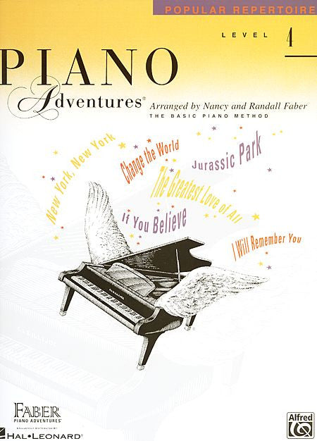 Level 4 - Popular Repertoire Book Piano Adventures Faber