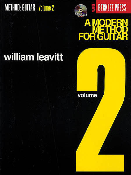 A Modern Method for Guitar - Volume 2 by William Leavitt Berklee Press Book/CD Pack