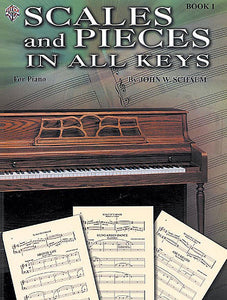 Schaum, John W. - Scales and Pieces in All Keys, Book 1 - Piano Method Scales*