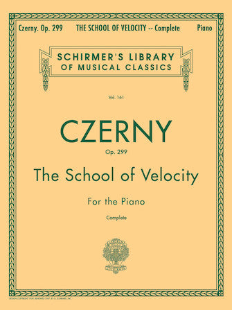 Czerny, Carl - Opus 299 ed. Max Vogrich - The School of Velocity, Complete