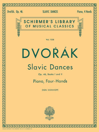 Dvorak - Slavonic Dances, Op. 46 - Books 1 & 2 Piano Duet (von Doenhoff)