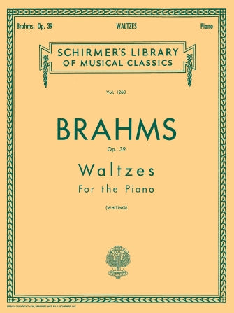 Brahms - Waltzes, Op. 39 for the Piano (Whiting)