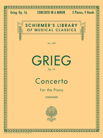 Grieg - Concerto in A Minor, Op. 16 Piano Duet (Grainger)