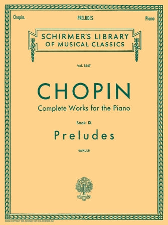 Chopin - Preludes (Mikuli), Piano Collection