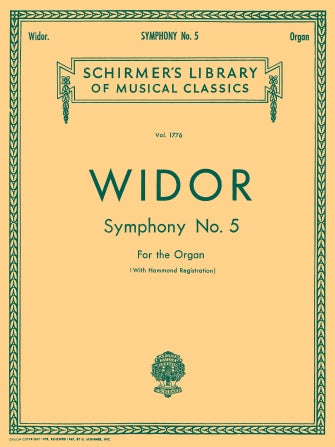 Widor - Symphony No. 5 Organ Solo (MacFarlane) (SPECIAL ORDER)
