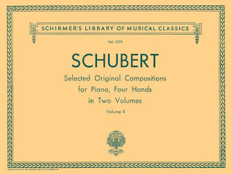 Schubert - Original Compositions for Piano Four-Hands - Volume 2 - Piano Duet (1 Piano 4 Hands)