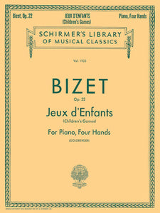 Bizet - Jeux d'enfants (Children's Games) Opus 22 - Piano Duet (1 Piano 4 Hands)