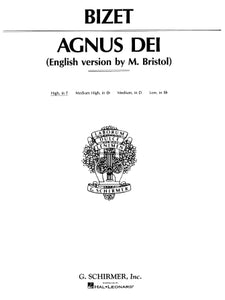 Agnus Dei (Lamb of God) Bizet (M. Bristol) High Voice in F Vocal Solo