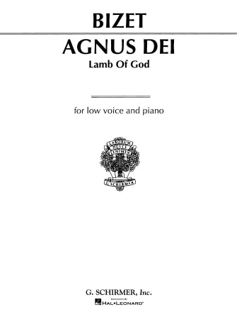 Agnus Dei (Lamb of God) Bizet (M. Bristol) Low Voice in B-Flat Vocal Solo