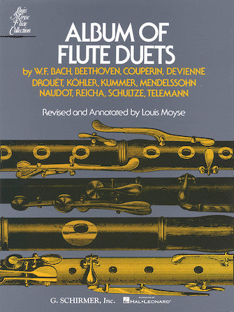 Album of Flute Duets for Two Flutes revised and annotated by Louis Moyse