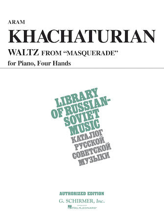 Khachaturian - Waltz from Masquerade - Piano Duet (1 Piano 4 Hands)