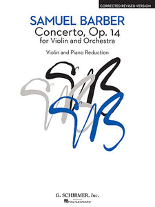 Barber, Samuel - Concerto, Opus 14 ed. David Flachs - Violin & Piano