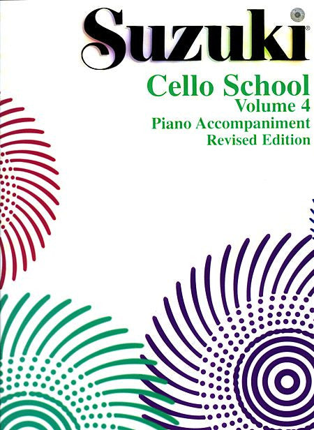 Suzuki Cello School Piano Acc., Volume 4 (Revised)