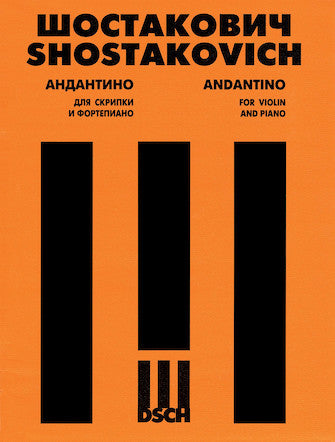 Shostakovich, Dmitri - Andantino from String Quartet No. 4, Opus 83 arr. Dmitri Tsyganov - Violin & Piano
