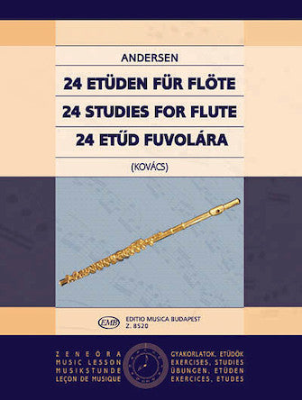 Carl Joachim Andersen - 24 Studies for Flute, Op. 15 (Kovács)