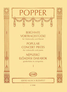 Popper, David - Popular Concert Pieces, Volume 1 ed. Arpad Pejtsik - Cello & Piano