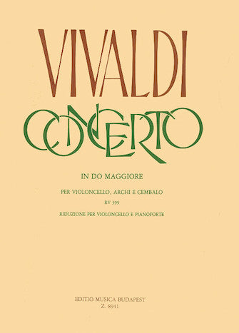 Vivaldi, Antonio - Cello Concerto in C Major, RV 399 ed. Mariassy Pejtsik - Cello & Piano