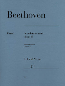 Beethoven - Piano Sonatas - Volume II Piano Solo (ed. Bertha Antonia Wallner, fing. Conrad Hansen)