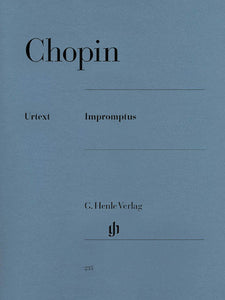 Chopin - Impromptus, Piano Solo (ed. Ewald Zimmermann, fing. Hans-Martin Theopold)