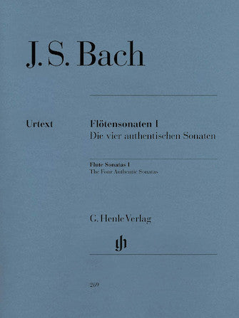 J. S. Bach - Flute Sonatas - Volume 1 The Four Authentic Sonatas - with Violoncello Part  ed. Hans Eppstein