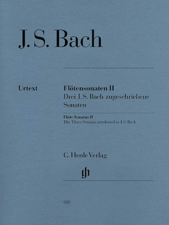 Flute Sonatas - Volume 2 Three Sonatas attributed to J.S. Bach - with Violoncello Part ed. Hans Eppstein