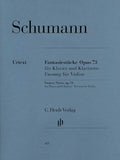 Schumann, Robert - Three (3) Fantasy Pieces (Fantasiestucke) Opus 73 ed. Ernst Herttrich - Violin & Piano - Urtext