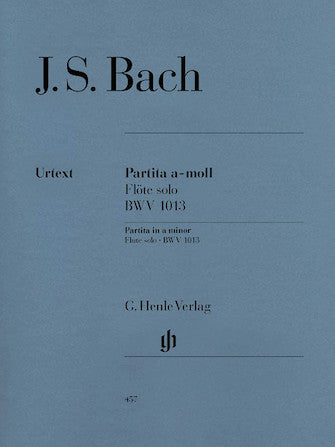 Bach, J. S. - Partita in A minor, BWV 1013 for Solo Flute  ed. Hans Eppstein