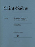 Saint-Saens, Camille - Havanaise, Opus 83 ed. Christiane Strucken-Paland - Violin & Piano - Urtext