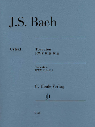 Bach - Toccatas BWV 910-916 Edition Without Fingering (Special Order)