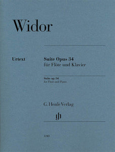 Widor - Suite Opus 34, Flute and Piano Urtext (Heinemann/Schilde) (SPECIAL ORDER)