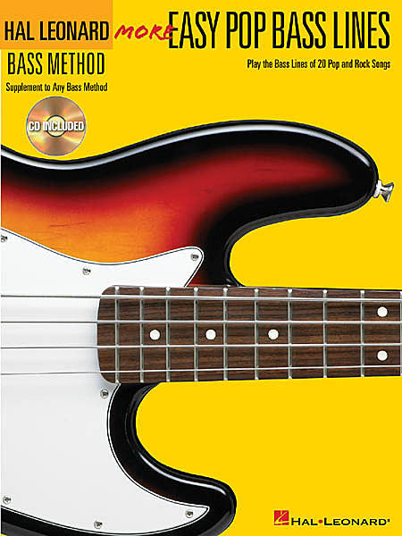 More Easy Pop Bass Lines Play the Bass Lines of 20 Pop and Rock Songs Bass Method Book/CD Pack