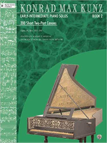 Kunz, Konrad Max - Two-Hundred (200) Short Two-Part Canons, Opus 14, Book 2 (Nos. 101-200) (OUT OF PRINT)