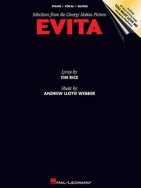 Evita Movie Vocal Selections P/V/G - Andrew Lloyd Webber and Tim Rice