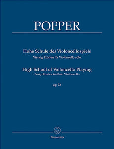 High School of Violoncello Playing op. 73 - Popper, David