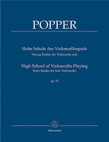 High School of Violoncello Playing op. 73 - Popper, David